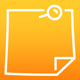 yellow sticky note with pin and corner curl showing five essential tips